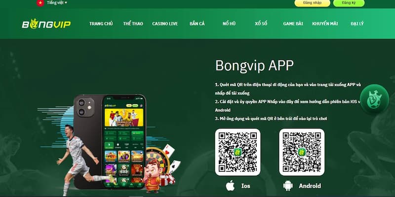 Hướng dẫn về cách tải app Bongvip dành cho mọi nền tảng 2025